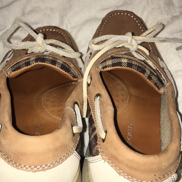 Highland Creek PLAID leather tie loafer flat preppy slip on comfy boat shoes 7.5 - Picture 13 of 16